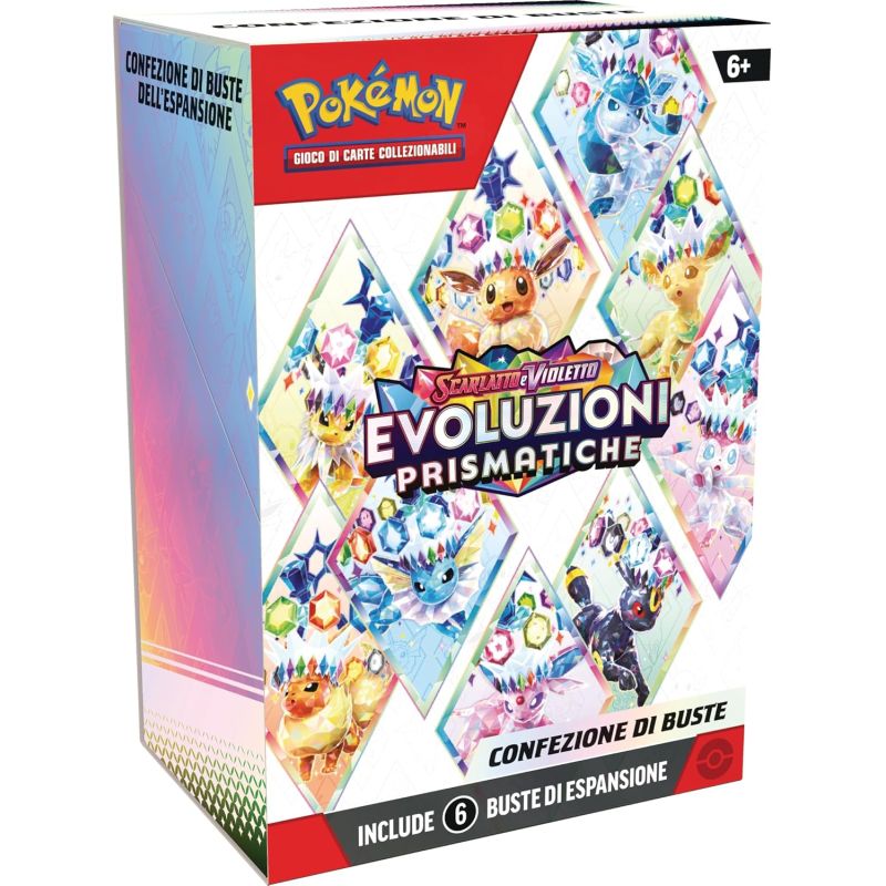 POKEMON SV8.5 EVOLUZIONI PRISMATICHE BUNLDE 6 BUSTE  ITA