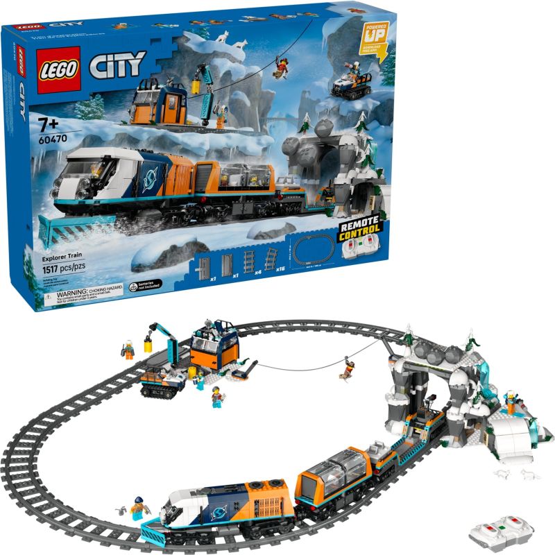 LEGO 60470 CITY TRENO ESPRESSO ARTICO DEGLI ESPLORATORI GIUGNO 2025