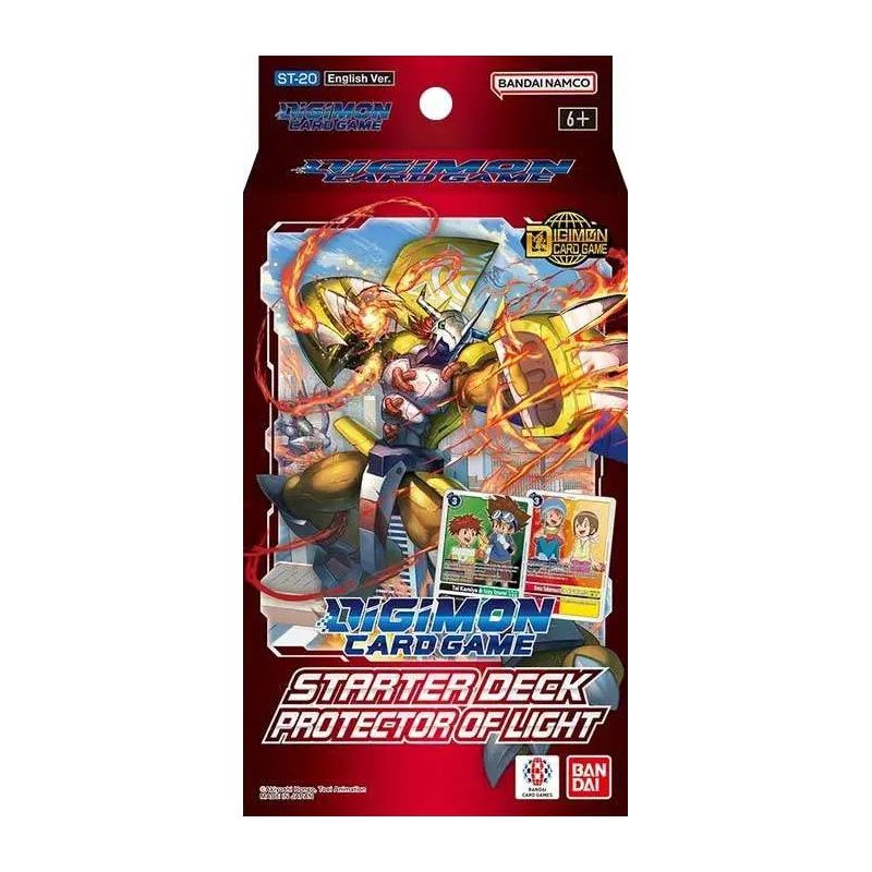 DIGIMON CARD GAME ST-20 STARTER DECK PROTECTOR OF LIGHT