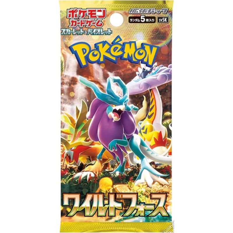 POKEMON sv5K Wild Force SINGOLA BUSTINA JAPAN