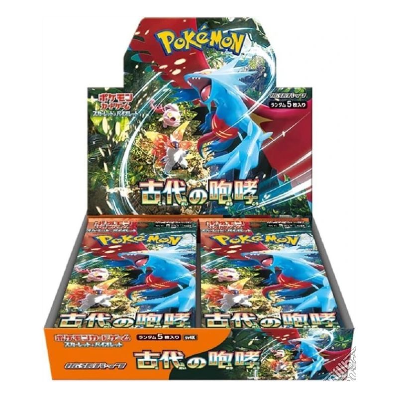 POKEMON ANCIENT ROAR Ruggito Antico sv4K BOOSTER BOX JAPAN CHIUSO SIGILLATO