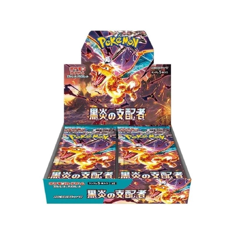 POKEMON Ruler of the Black Flame SV3 BOOSTER BOX JAPAN CHIUSO SIGILLATO