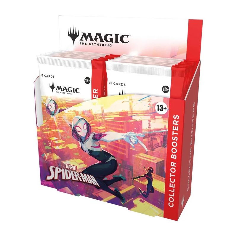 MAGIC SPIDERMAN MARVEL COLLECTOR BOOSTER DISPLAY 12 BUSTE ENG