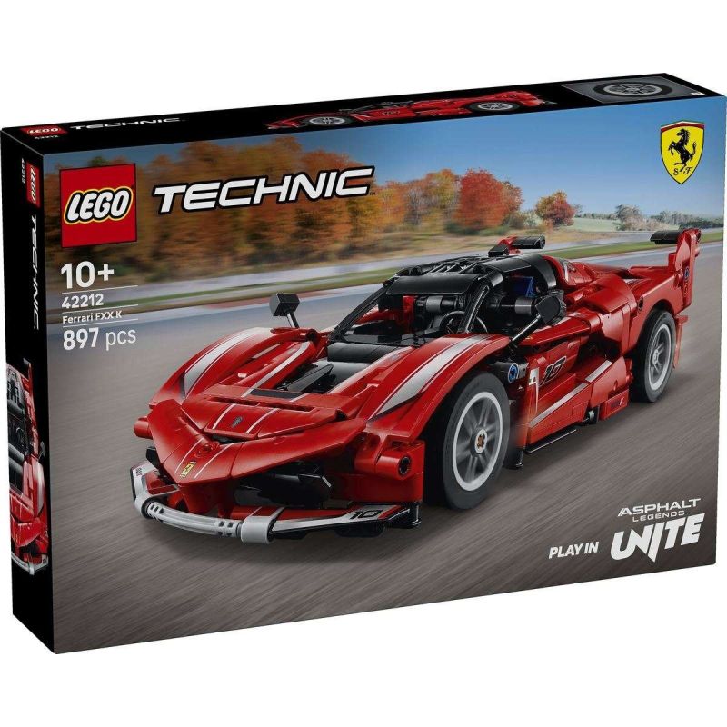 LEGO 42212 TECHNIC FERRARI FXX K AGOSTO 2025 2026 2027