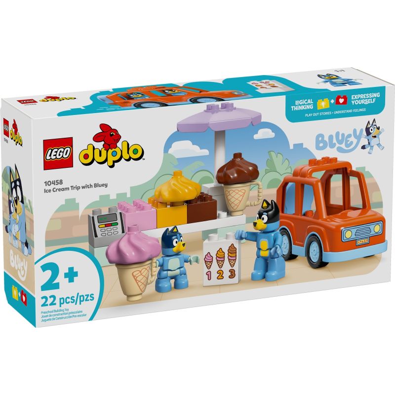 LEGO 10458 DUPLO VISITA ALLA GELATERIA DI BLUEY AGOSTO 2025 2026