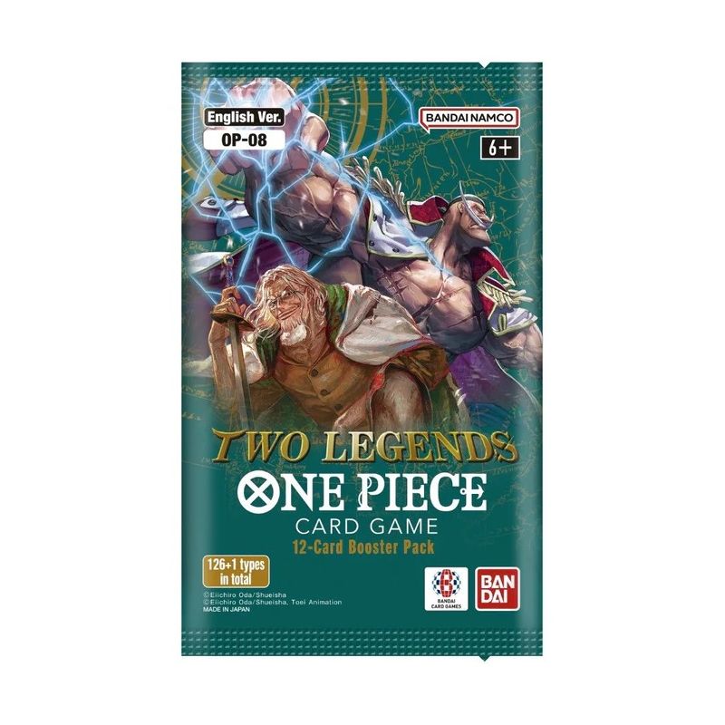 BANDAI ONE PIECE CARD OP-08 TWO LEGENDS SINGOLA BUSTINA - JAPAN