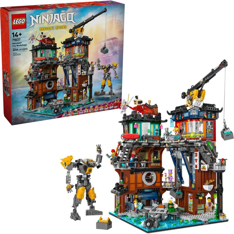 LEGO 71837 LABORATORI DI NINJAGO CITY 2025