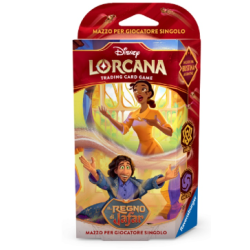 LORCANA TIANA E BRUNO STARTER DECK IL REGNO DI JAFAR ITA AMBRA AMETISTA