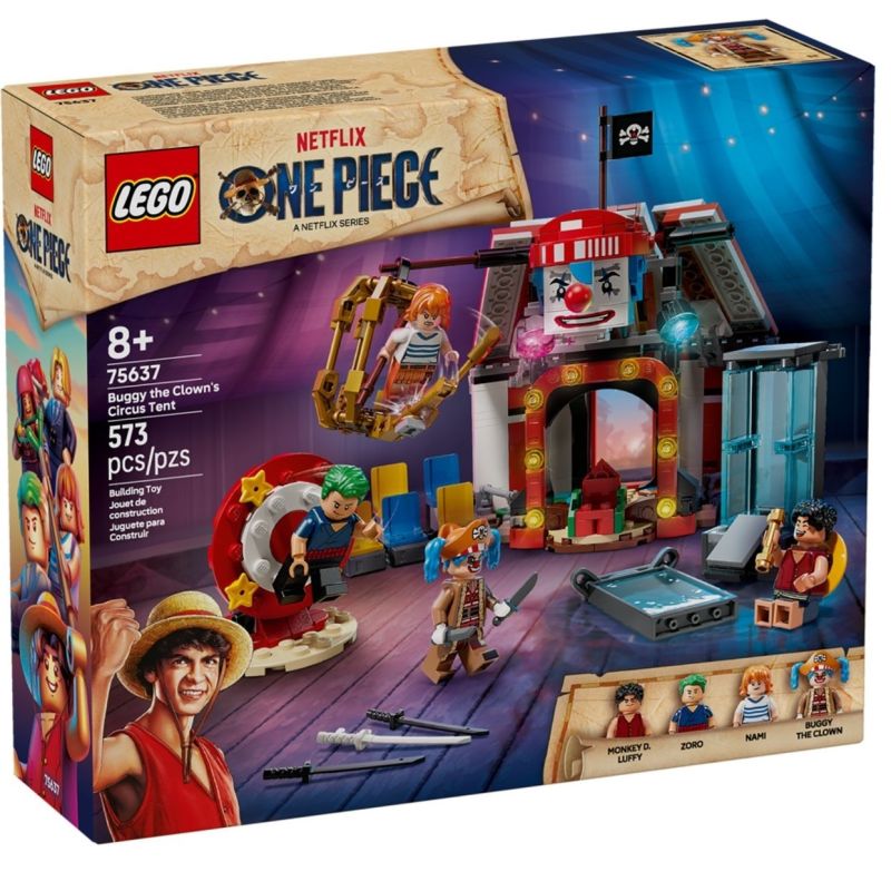 LEGO 75637 ONE PIECE LA TENDA DEL CIRCO DI BAGY IL CLOWN SETTEMBRE 2025 2026