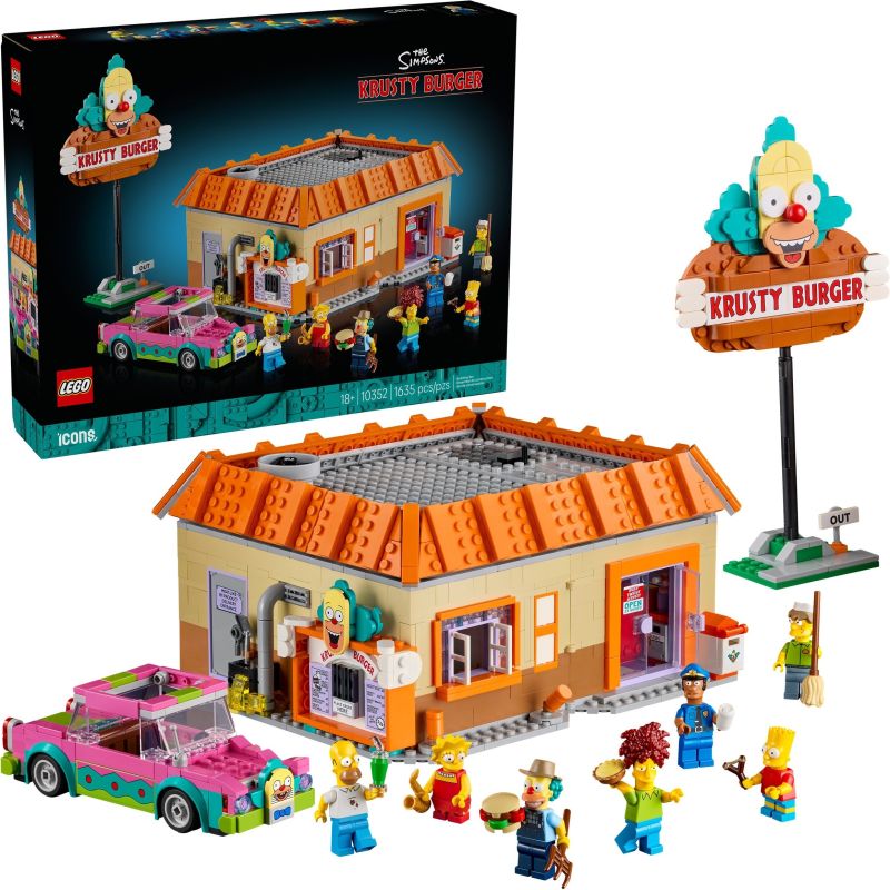 LEGO 10352 ICONS THE SIMPSONS KRUSTY BURGER 2025