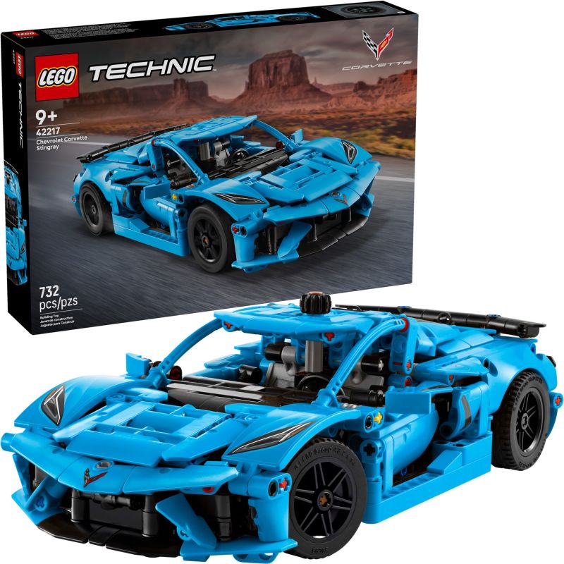 LEGO 42217 TECHNIC CHEVROLET CORVETTE STINGRAY BLU 2025