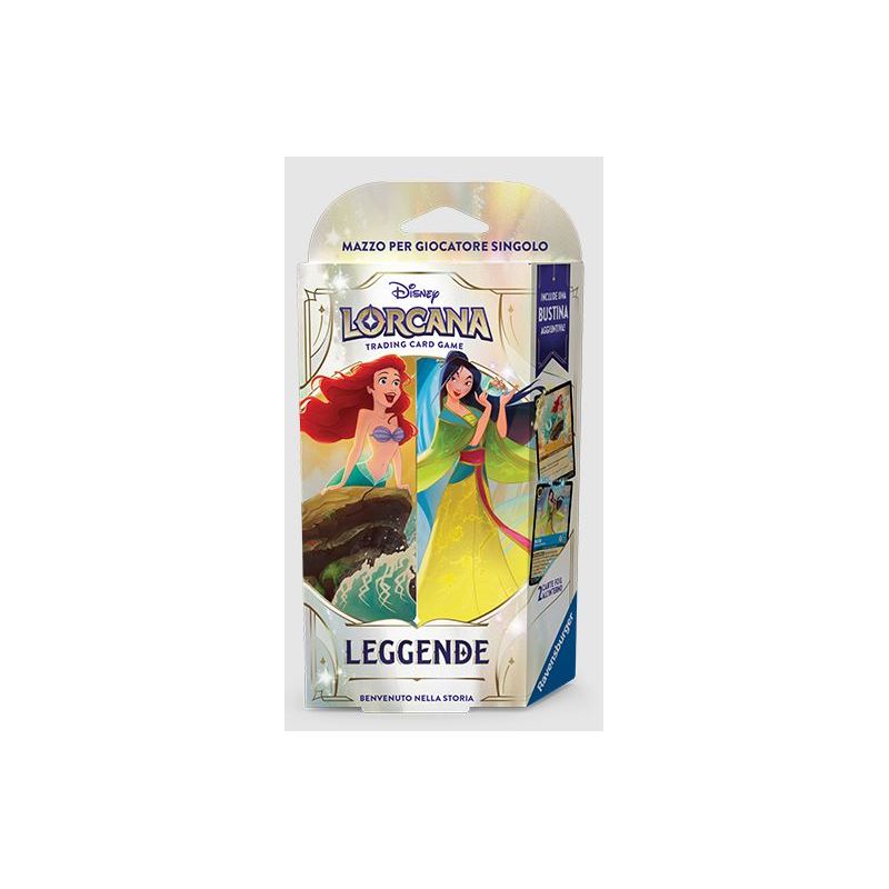 LORCANA ARIEL AND  MULAN STARTER DECK FABLED LEGGENDE ITA