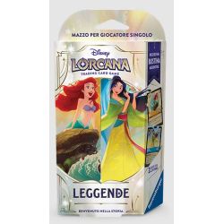 LORCANA ARIEL AND  MULAN STARTER DECK FABLED LEGGENDE ITA