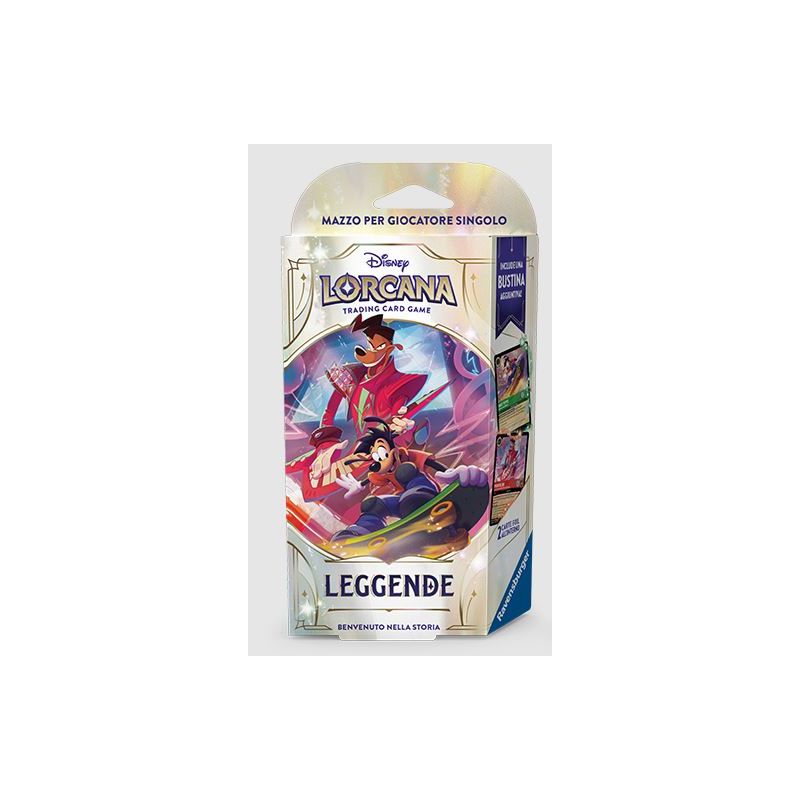 LORCANA POWERLINE AND MAXGOOF STARTER DECK FABLED LEGGENDE ITA