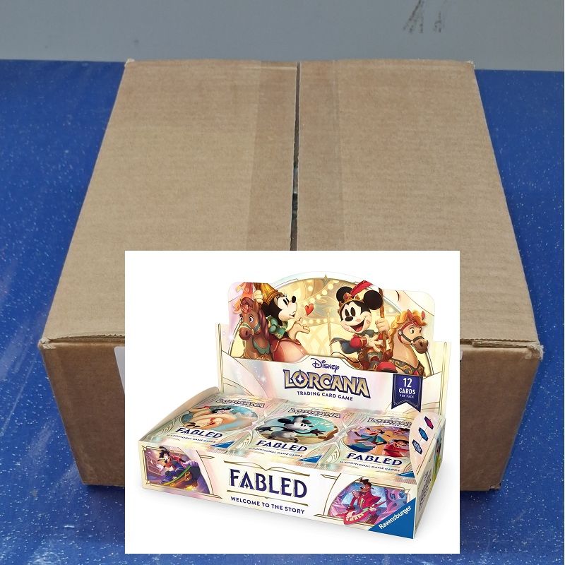 LORCANA CASE 4 BOX FABLED - ENG CHIUSO SIGILLATO