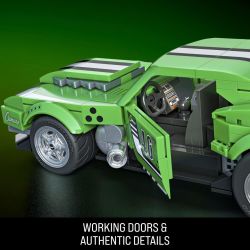 Mattel Brick Shop Hot Wheels - Custom ’68 Camaro Serie Speed, set da costruire con 289 pezzi