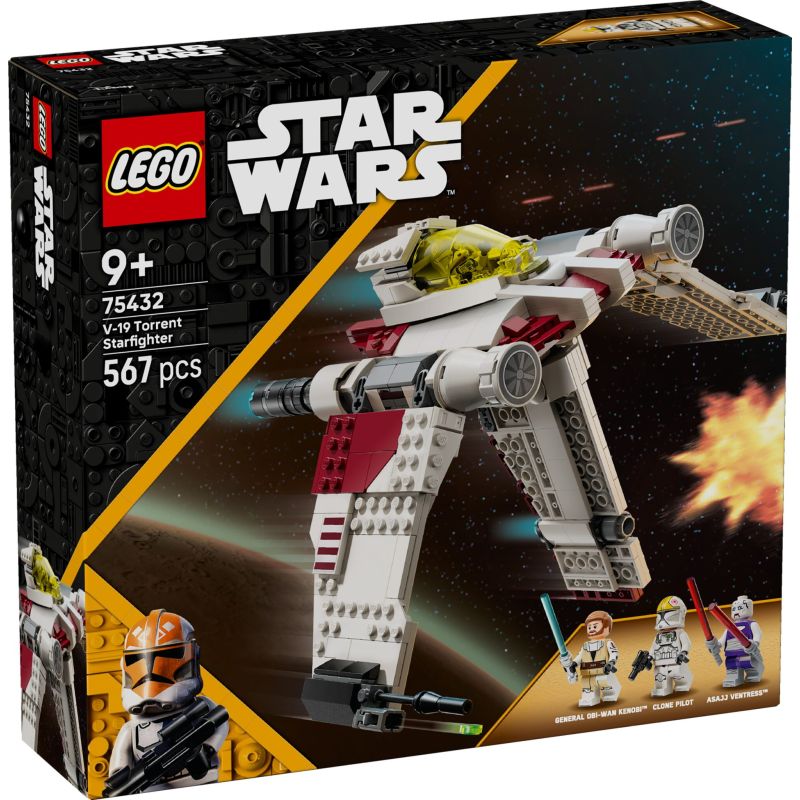 LEGO 75432 STAR WARS CACCIA STELLARE V-19 TORRENT AGOSTO 2025