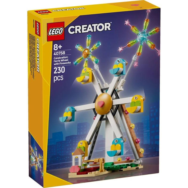 LEGO 40758 CELEBRAZIONE RUOTA PANORAMICA E FUOCHI D'ARTIFICIO 2025