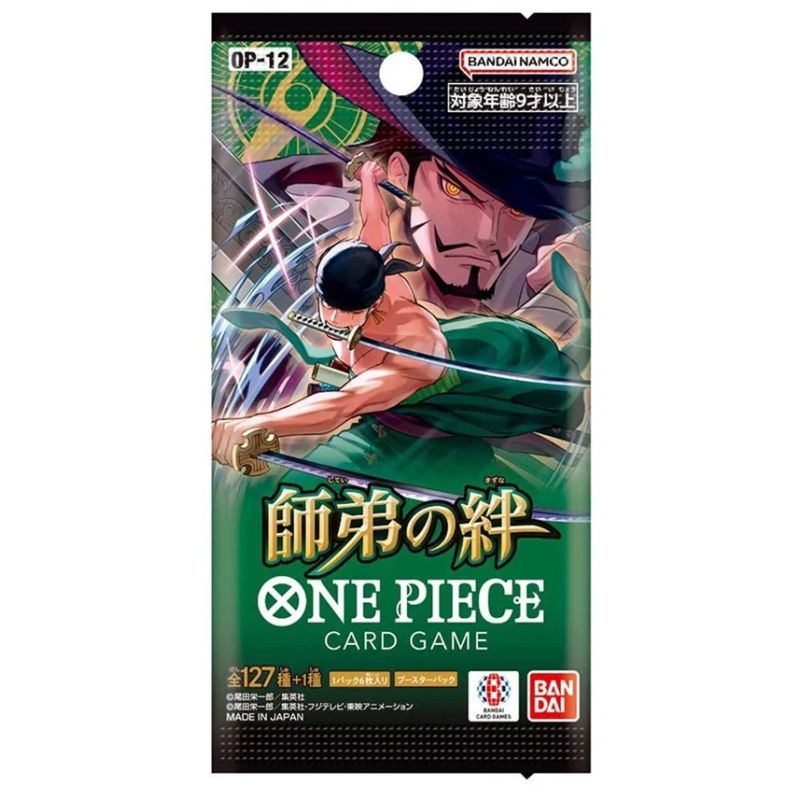 Box One Piece Card Game OP-12 Legacy Of The Master JAP SINGOLA BUSTINA