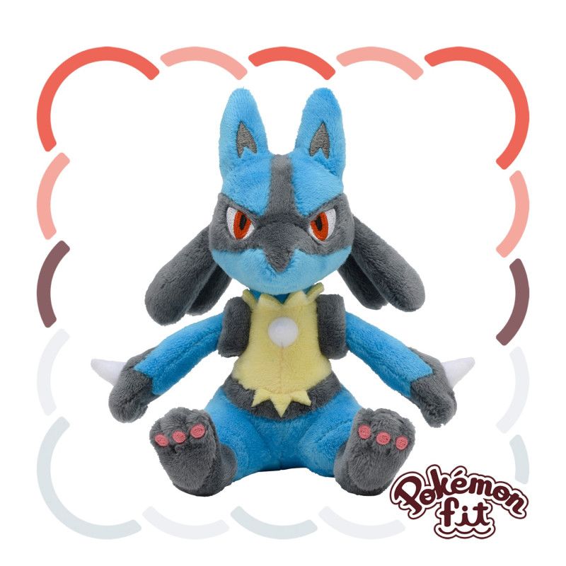 Pokemon Center Original Plush Doll Pokemon fit Lucario  PELUCHE