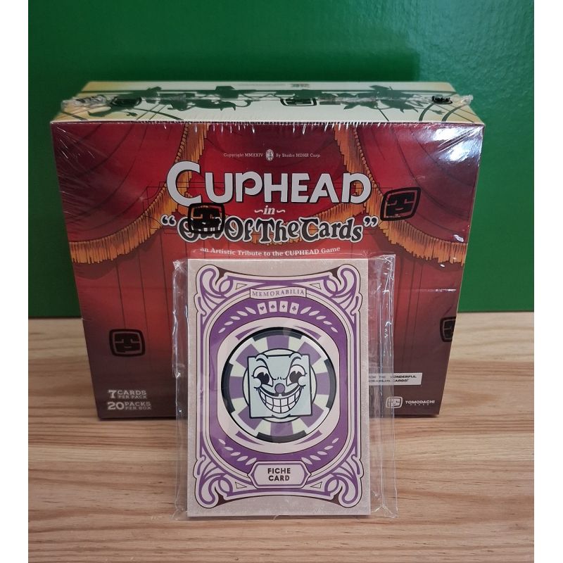 CUPHEAD OUT OF THE CARDS - MEMORABILIA FICHE CARD