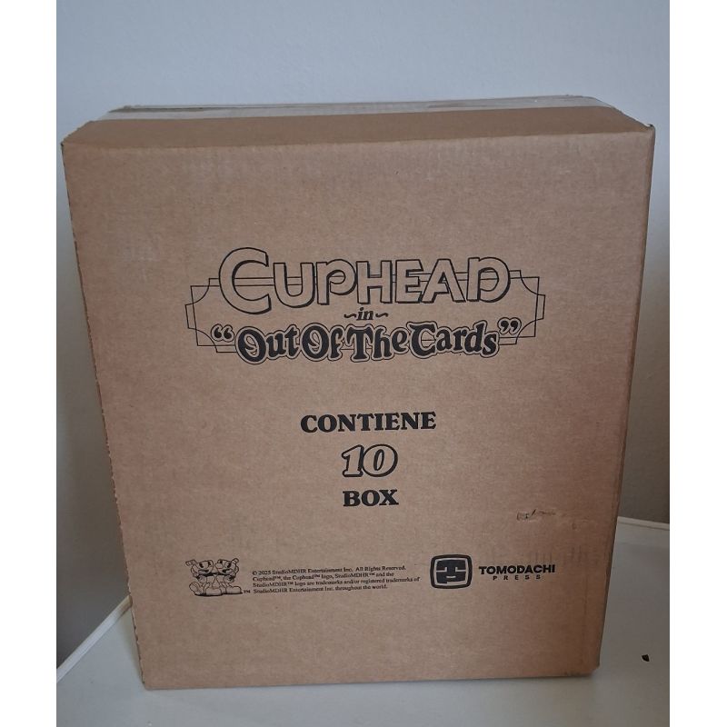 CUPHEAD OUT OF THE CARDS - CASE CHIUSO SIGILLATO - IN OMAGGIO LE 1 CARTA PROMO 10 CARTE MANCANTI E 1 CONTRACT