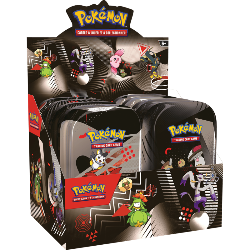 POKEMON SV10.5 MINI TIN UNIMA SET 8 PEZZI LUCE NERA FUOCO BIANCO