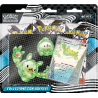 POKEMON SV10.5 COLLEZIONE CON ADESIVI BLISTER 3 BUSTE LUCE NERA
