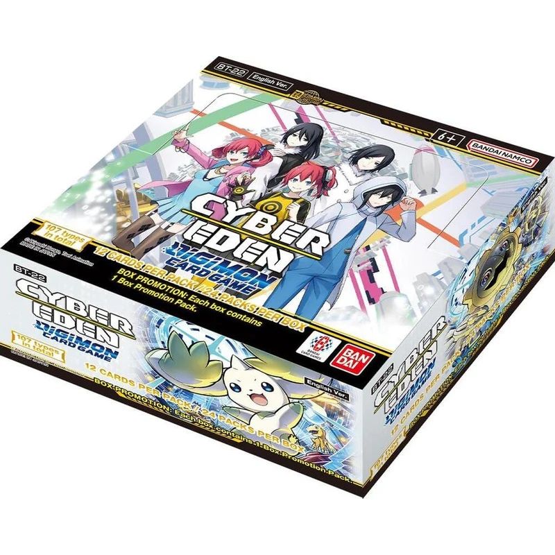 BOX DIGIMON CARD GAME CYBER EDEN BT-22