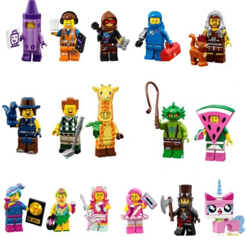 LEGO 71023 LEGO MOVIE 2 E WIZARD OF OZ MAGO OZ COMPLETA 16 PERSONAGGI MINIFIGURE