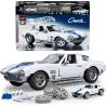 Mattel Brick Shop Hot Wheels,set da costruire, Corvette Grand Sport, 918 pezzi