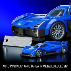 Mattel Brick Shop Hot Wheels - Cadillac Project GTP Hypercar Serie Speed, 236 pezzi