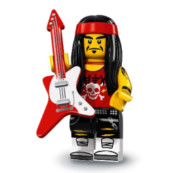 LEGO 71019 - 17 Gong & Guitar Rocker MINIFIGURE SERIE 20 THE NINJAGO MOVIE 2017