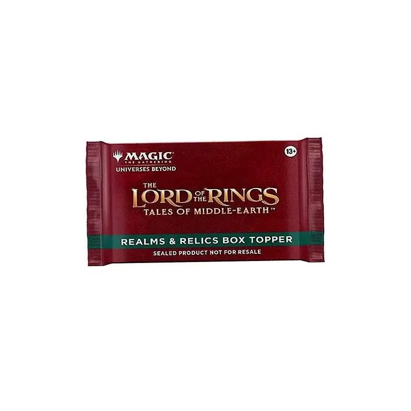 MAGIC LORD OF THE RINGS REALMS & RELICS BOX TOPPER ENG