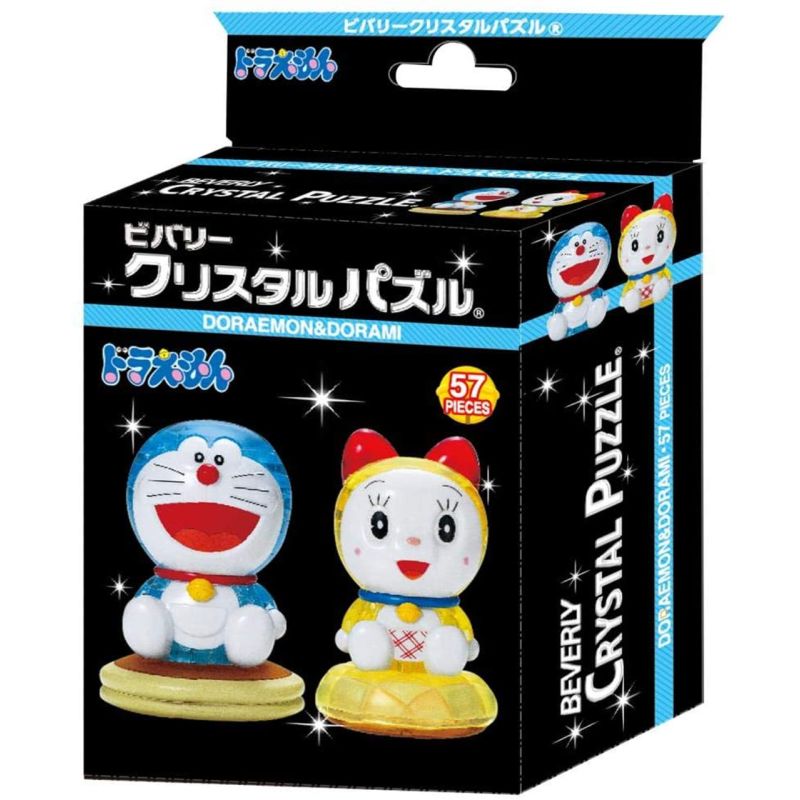 CRYSTAL PUZZLE DORAEMON & DORAMI 57 PZ JAPAN