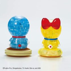CRYSTAL PUZZLE DORAEMON & DORAMI 57 PZ JAPAN