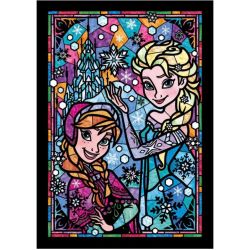 CRYSTAL PUZZLE FROZEN ANNA E ELSA DISNEY 21,3X28,8CM  266 PEZZI MADE IN JAPAN