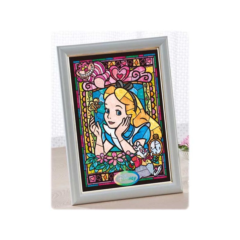 CRYSTAL PUZZLE ALICE NEL PAESE DELLE MERAVIGLIE 21,3X28,8CM 266 PEZZI MADE IN JAPAN