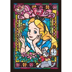 CRYSTAL PUZZLE ALICE NEL PAESE DELLE MERAVIGLIE 21,3X28,8CM 266 PEZZI MADE IN JAPAN