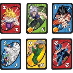 DRAGONBALL Z UNO MATTEL GAMES JAPAN
