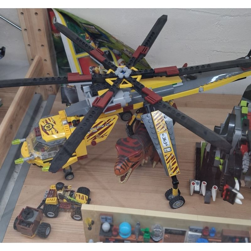 LEGO 5886 DINO T-REX HUNTER USATO COMPLETO CON ISTRUZIONI E BOX