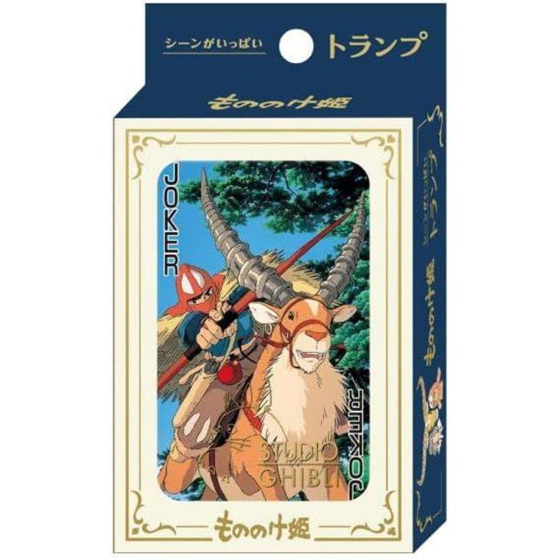 CARTE DA POKER/SCALA PRINCIPESSA MONONOKE STUDIO GHIBLI JAPAN