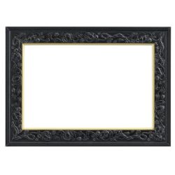 Puzzle Frame Black Color for Studio Ghibli Spirited Away 150 and 126 Pieces Puzzle (10x14.7cm)
