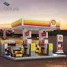 CaDA Benzinaio Shell 305 Pezzi con luci a LED