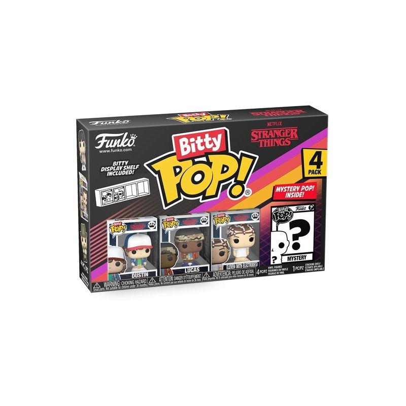 FUNKO BITTY POP STRANGER THINGS - DUSTIN 4PZ VINYL FIGURE - 83662