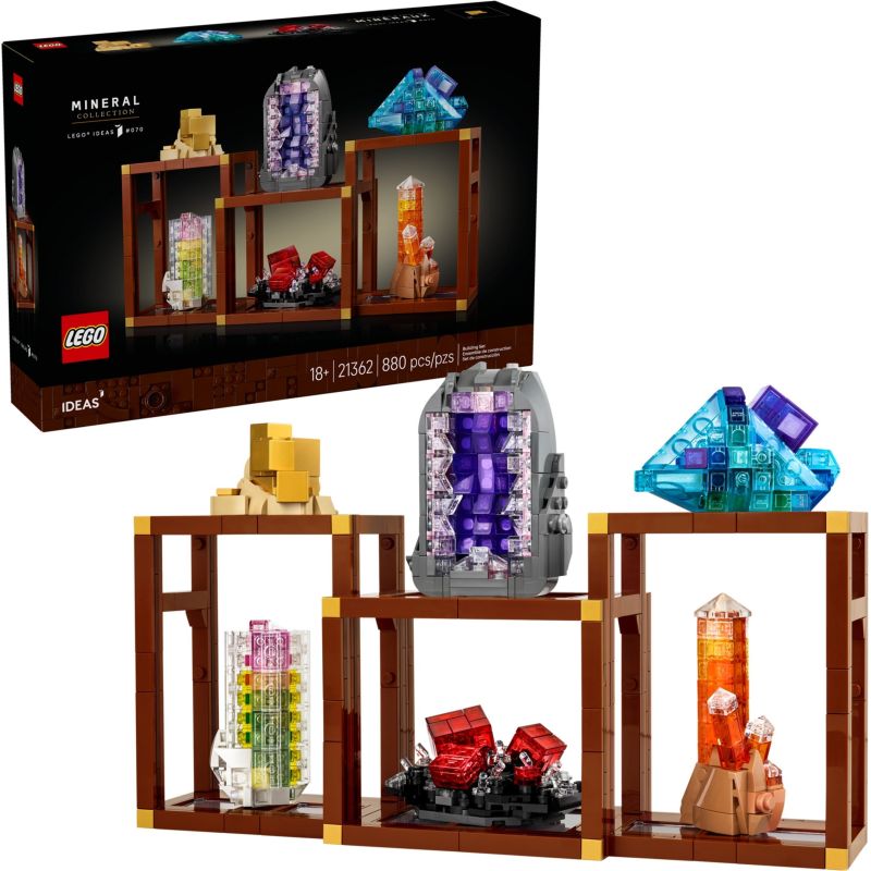 LEGO 21362 IDEAS COLLEZIONE DI MINERALI NOVEMBRE 2025