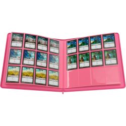 GAMEGENIC ZIP-UP ALMBUM- 24-POCKET - PINK 480 CARTE 20 PAGINE