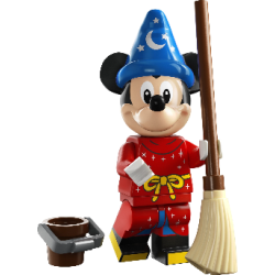 LEGO 71038 - 4 Sorcerer Mickey Topolino MINIFIGURE SERIE DISNEY 3 100 ANNI