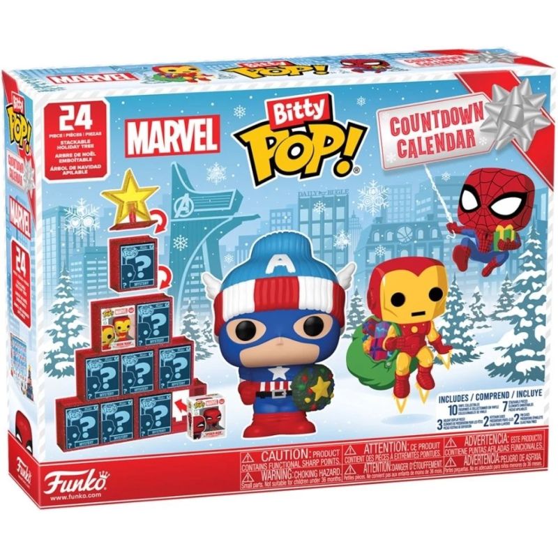 FUNKO BITTY POP MARVEL COMICS CALENDARIO DELL'AVVNETO NATALE COUNTDOWN CALENDAR 87003