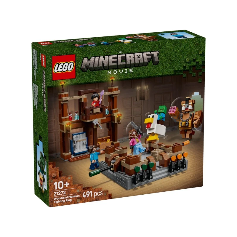 LEGO 21272 MINECRAFT MAGIONE DELLA FORESTA RING DI COMBATTIMENTO MARZO 2025 2026